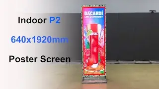New size of NSE Indoor P2 high-definition LED Poster screen #nseled #nseledcloud