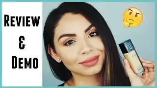 MAYBELLINE FIT ME MATTE AND PORELESS Foundation | First Impressions Review and Demo