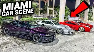 STREET RACERS TERRORIZE MIAMI STREETS!!! (JDM VS EURO!)