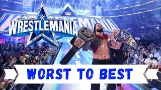 EVERY WrestleMania 38 Match Ranked WORST to BEST!