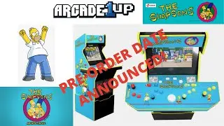 Arcade1up News - Simpsons Arcade Pre-order Date Announced and X-men Arcade Release Date Unveiled!