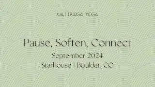 Hara Practice: Pause, Soften, Connect
