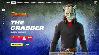 The Grabber: The Black Phone Skin & Bundle Fortnite Item Shop Showcase!