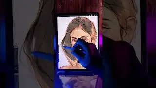 Digital Watercolor Portrait - Procreate- avvart