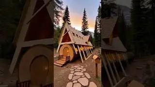 Building a Cabin INSIDE a Giant Log! 🪵😱