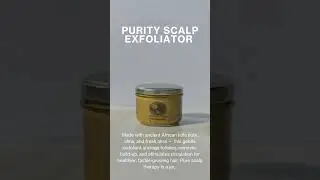 AfroHairCandy Scalp Exfoliator to unclog your scalp, increase circulation and support hair growth.