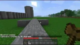 Minecraft - World Edit : Rotation + Flipping Objects