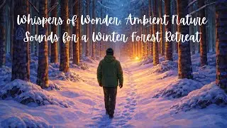 8 Hours:  Whispers of Wonder Ambient Nature Sounds for a Peaceful Winter  Forest Walk Retreat