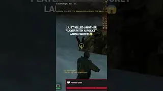 I JUST KILLED ANOTHER PLAYER WITH A ROCKET LAUNCHER!!!!!!!😱 #gaming #shorts