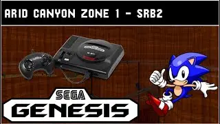 Sonic Robo Blast 2 - Arid Canyon Zone 1 (Sega Genesis Cover)