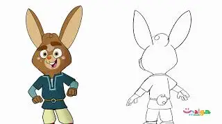 🎨 دوران شخصية &ndash; سامي | Character Turnaround