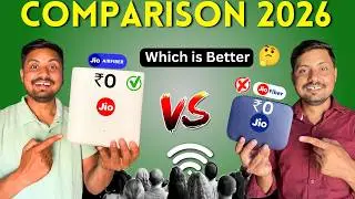 Jio Fiber vs Jio AirFiber 😱 | Full Comparison & Honest Review | Kaunsa Best Hai 2026?