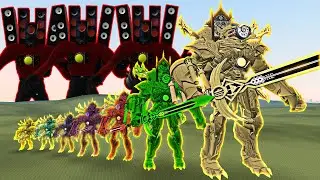 EVOLUTION OF CLOCKMAN BOSS UPGRADE AND SPEAKERMAN, BABY TV MAN ,BUFF DOG VS ANGUSSON TITAN 5.0