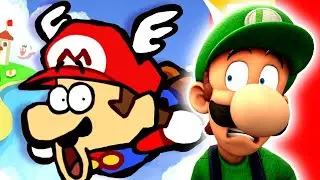 Luigi Reacts to FUNNY Super Mario 64 Cartoons