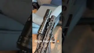 Olight Odin Mini full review out now! #flashlight #airsoft #ar15pistol #shorts #shootingrange