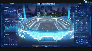 Sports Center Digital Twin | 3D UI Design | Smart City