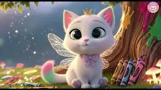 🖍️💃 The Crayon That Danced! | Puffy Cat&rsquo;s Colorful Drawing Rhyme 😺🎨🎶