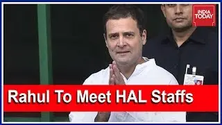 Rahul Gandhi To Meet HAL Employees Over Rafale Deal