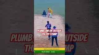 Difficult LBW Decision for Umpire #lbw #cricket #umpiredecision #cricketshorts #crickethighlights