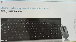 Zebronics keyboard mouse combo unboxing 