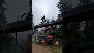 First time Bagger drop bikepark Trippstadt