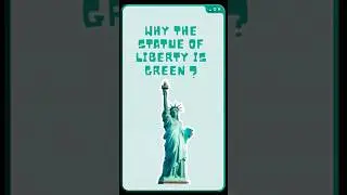 Why the Statue of Liberty is green and not white? 🧐