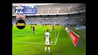 FIFA 2001: El Cl&aacute;sico - Barcellona vs Real Madrid | Gameplay PS2 ITA