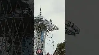live accident #themepark #adventure #flying #accident #harttaching #bungeejump #trending #fun