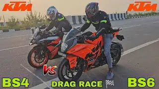 KTM RC 200 BS4 VS KTM RC 200 BS6 ( DRAG RACE ) 🔥