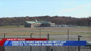American Airlines flight diverted to Lynchburg over baggage issue