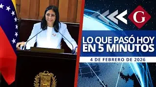 🔵 Noticias 4 febrero: DELCY SIN LEY DE AMNISTÍA A PESAR DE PRESIÓN INTERNACIONAL | Noticiero
