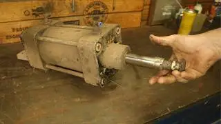Can I save this pneumatic cylinder from the scrap yard?