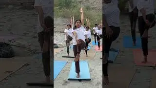 Beach Yoga #reels #beachyoga #trending #yogashorts #india #yogapractice #shorts