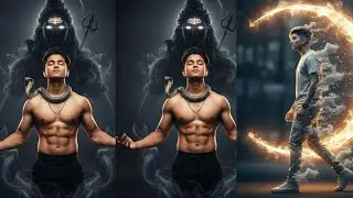 New trend ULTRA -RE ALISTIC DARK CINEMATIC background change photo editing 