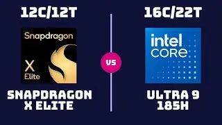 Qualcomm Snapdragon X Elite (X1E-84-100) vs Intel Core Ultra 9 185H &ndash; CPU Comparison