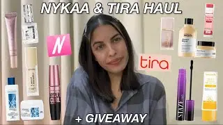 NYKAA & TIRA HAUL + GIVEAWAY🎀✨