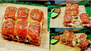 Masala pav slider #how to make masala pav #pav bhaji masala #masala pav recipe #crispymasalapav