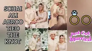 Sohai Ali Aboo tied the knot |Shehzar Mohammad | Happy couple | Congratulations