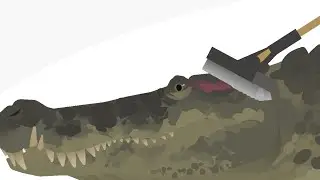 The deinosuchus likes a back scrub