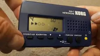 KORG MA-1 metronome unboxing video