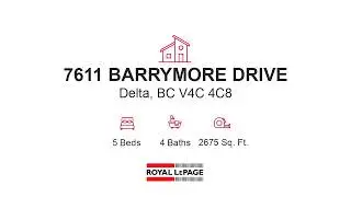 Preview of the Single Family for sale at 7611 BARRYMORE DRIVE, Delta, BC