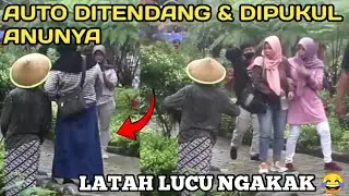 PRANK PATUNG SINDEN // AUTO DIPUKUL & DITENDANG BIKIN NGAKAK { HUTAN PINUS LIMPAKUWUS }