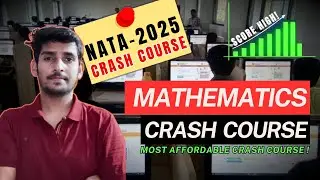 Struggling with NATA-2025 Preparation & Marks? | This Maths & Drawing Crash Course is all you need!
