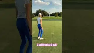 .2 putt bests a 3 putt #golf #golfbabe #golfwife #golflife #golfliving #golfers #golffun
