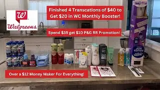 Super Good Deals at Walgreens! Spend $35 get $10 RR P&G In Store Promo!