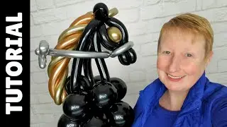 Make a STUNNING Horse Balloon Centerpiece 🐴
