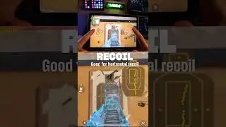 BGMI RECOIL CONTROL TRICKS VERTICAL GRIP VS ANGLED GRIP #ytshorts #bgmi #pubg #shorts #viralshort
