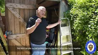 Michael Fraser  Tips on keeping your shed and tools safe