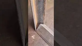 simple technique to get the right fit on angle iron #welding #skills #fabrication #ideas
