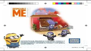 Mega Bloks Instructions | Minions | Despicable Me | DKX77 | Fortress Break-In